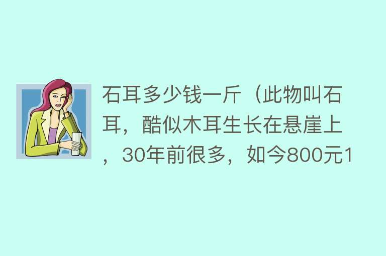 石耳多少钱一斤（此物叫石耳，酷似木耳生长在悬崖上，30年前很多，如今800元1斤） 