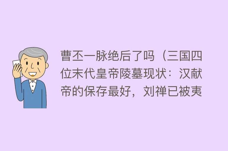 曹丕一脉绝后了吗（三国四位末代皇帝陵墓现状：汉献帝的保存最好，刘禅已被夷为平地） 