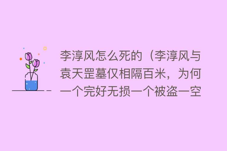 李淳风怎么死的（李淳风与袁天罡墓仅相隔百米，为何一个完好无损一个被盗一空？）