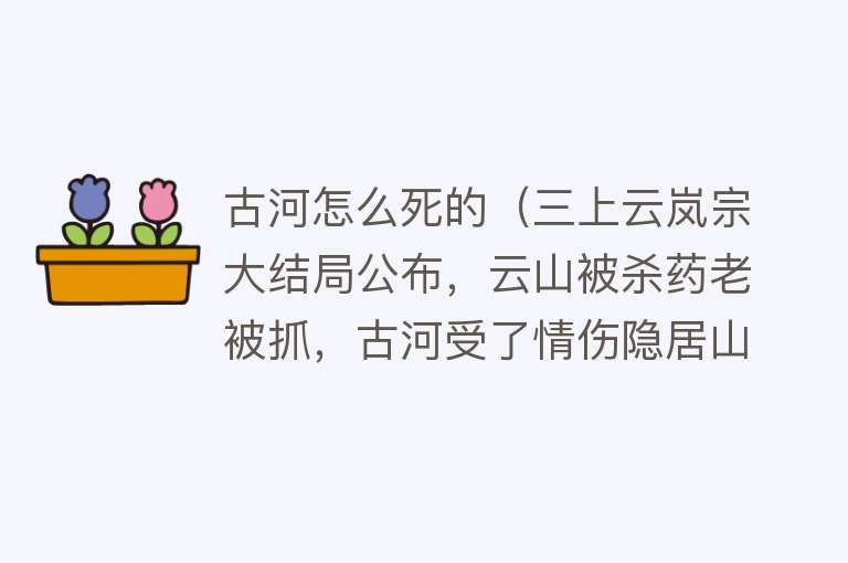 古河怎么死的（三上云岚宗大结局公布，云山被杀药老被抓，古河受了情伤隐居山林）