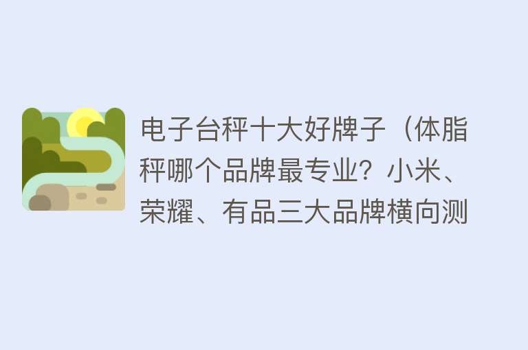 电子台秤十大好牌子（体脂秤哪个品牌最专业？小米、荣耀、有品三大品牌横向测评）